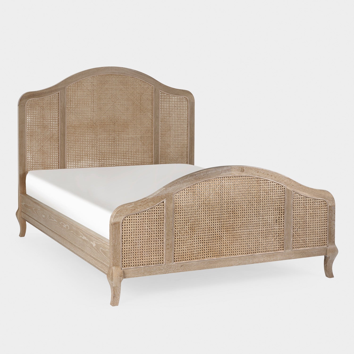 Flora Bed Frame Double Light Oak