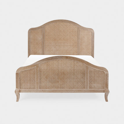 Flora Bed Frame Double Light Oak