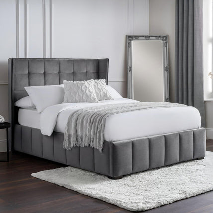 Gila Bed Frame Double Light Grey