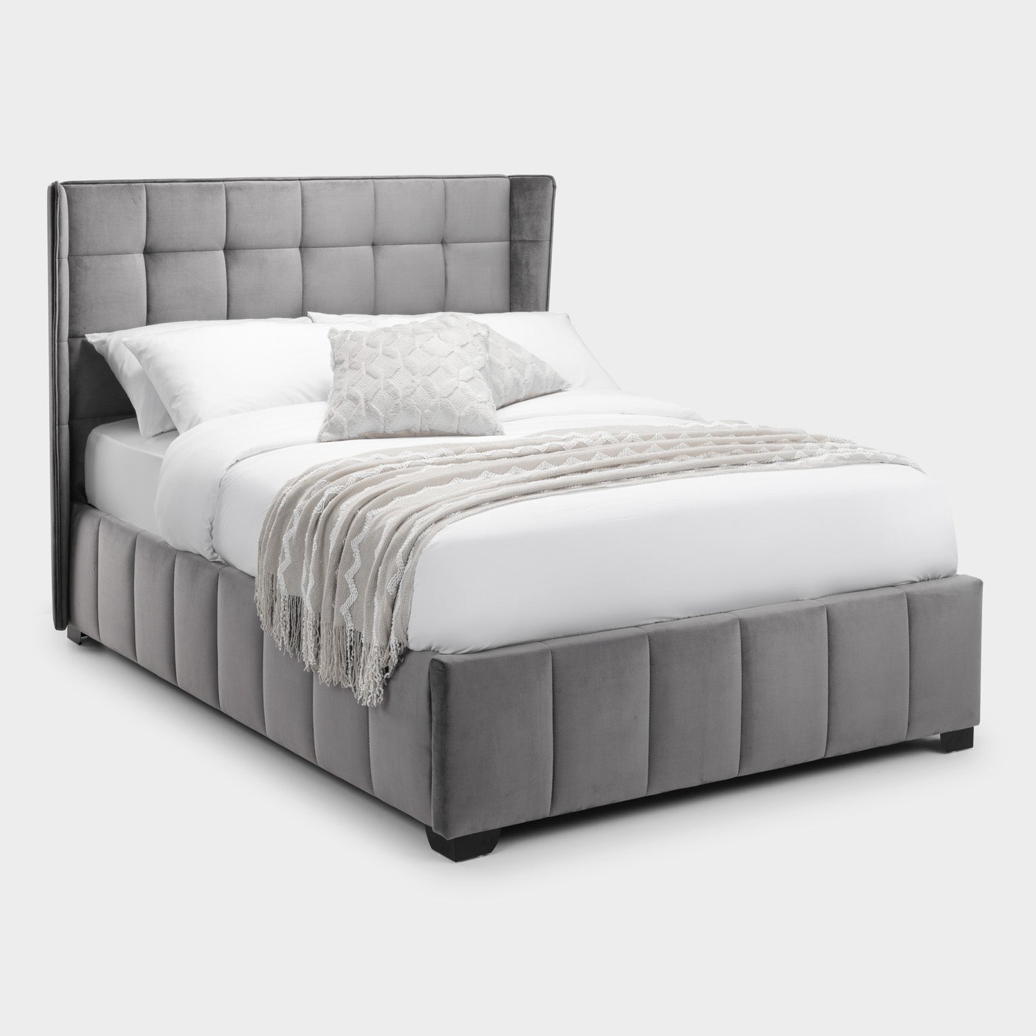 Gila Bed Frame Kingsize Light Grey