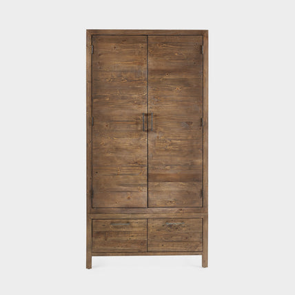 Haze 2 Door Wardrobe Cashew
