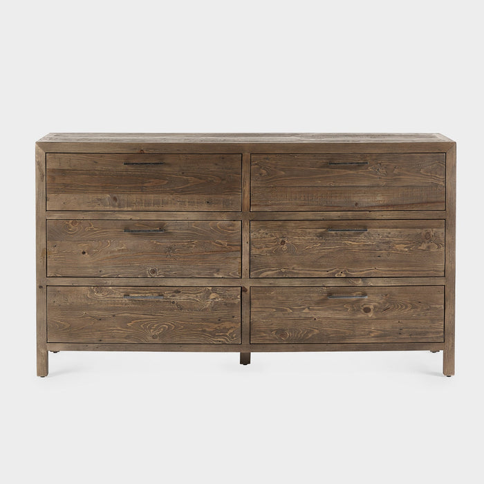 Haze 6 Drawer Wide Chest Cashew