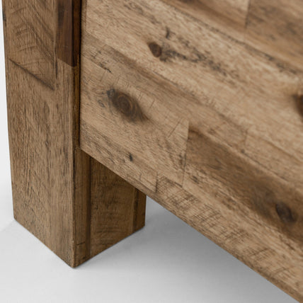 Holborn Bed Frame Kingsize Rustic Oak