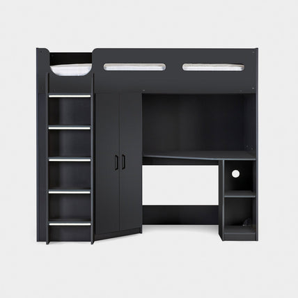 Holly High Sleeper Bed Anthracite