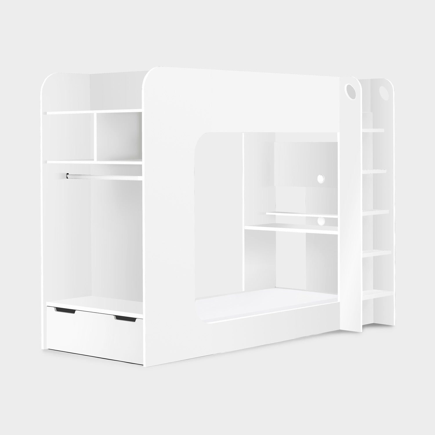 Indigo Gaming Bunk Bed White