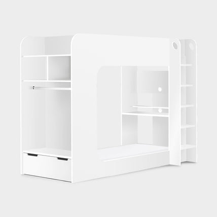 Indigo Gaming Bunk Bed White