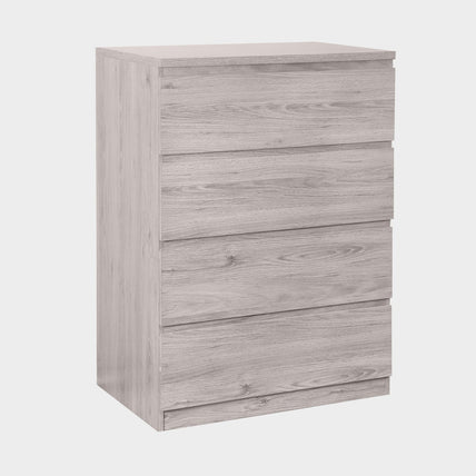 Jade 4 Drawer Chest Grey Oak