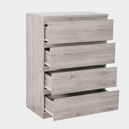 Jade 4 Drawer Chest Grey Oak