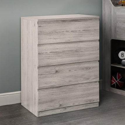 Jade 4 Drawer Chest Grey Oak