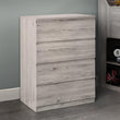 Jade 4 Drawer Chest Grey Oak
