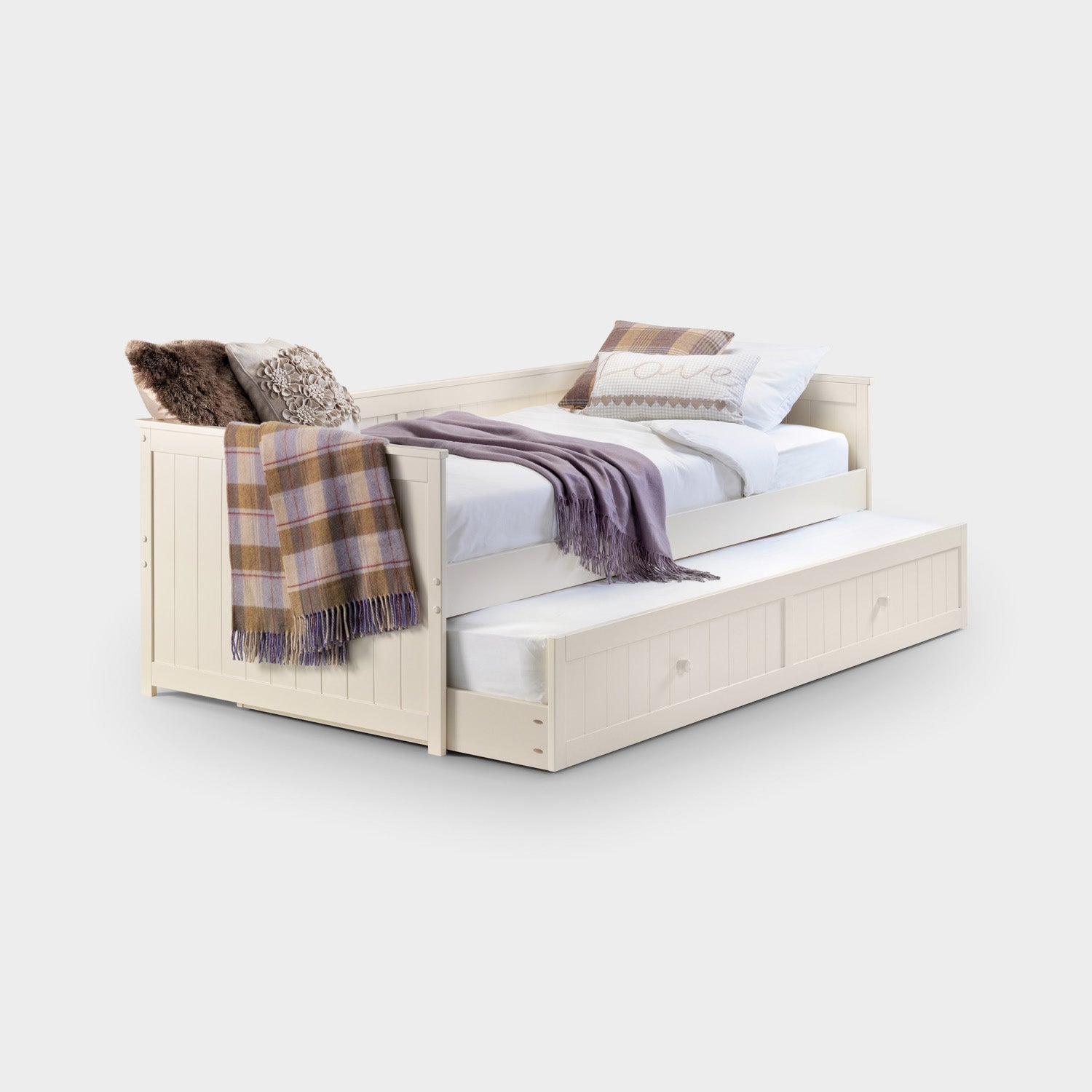Juliet Bed Frame Stone White