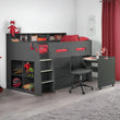 Jupiter Midsleeper Bed Anthracite