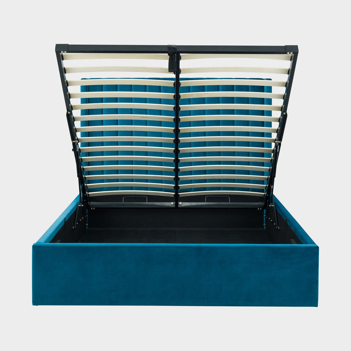 Lark Bed Frame Superking Teal Ottoman Storage