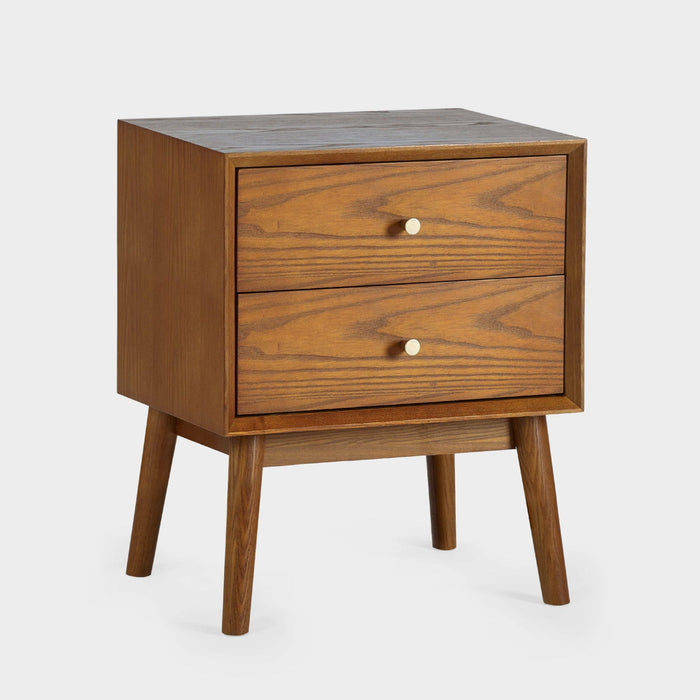 Leif 2 Drawer Bedside Ash