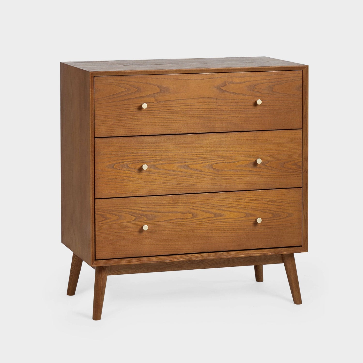 Leif 3 Drawer Chest Ash
