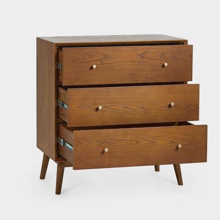 Leif 3 Drawer Chest Ash