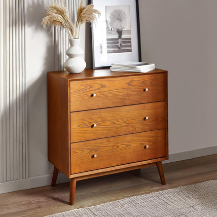 Leif 3 Drawer Chest Ash