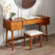 Leif Dressing Table And Stool Set Ash