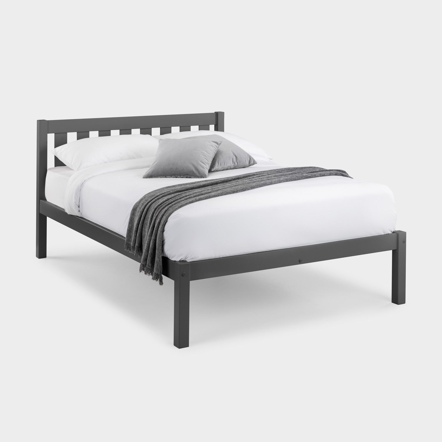 Livia Bed Frame Double Anthracite
