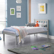 Livia Bed Frame Single Dove Grey