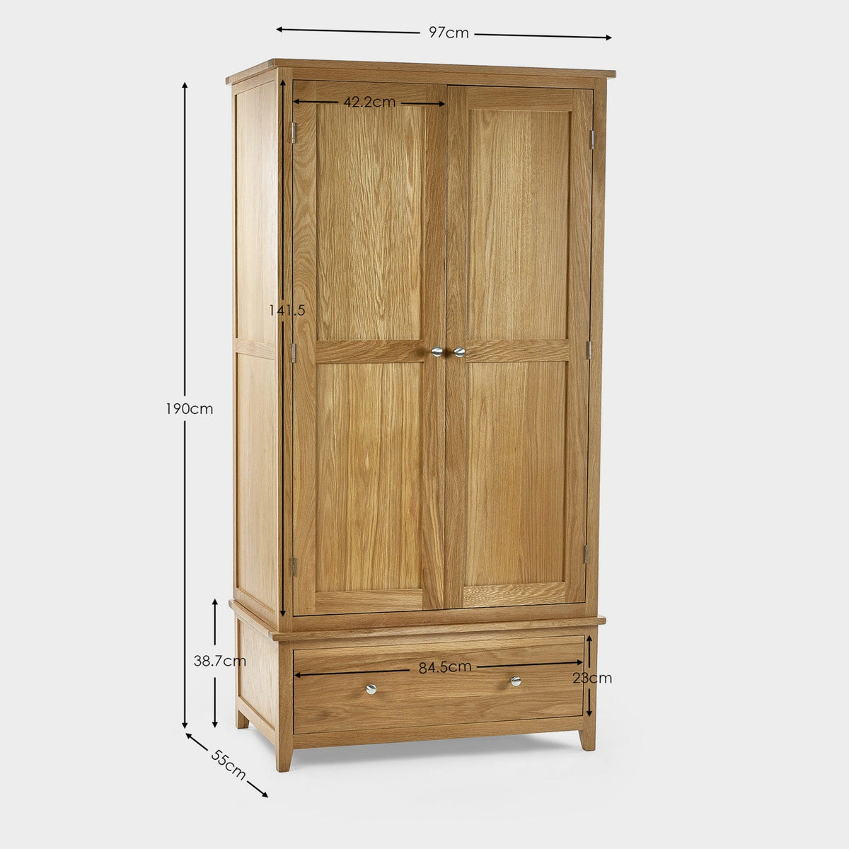 Maeve Combination Wardrobe Oak