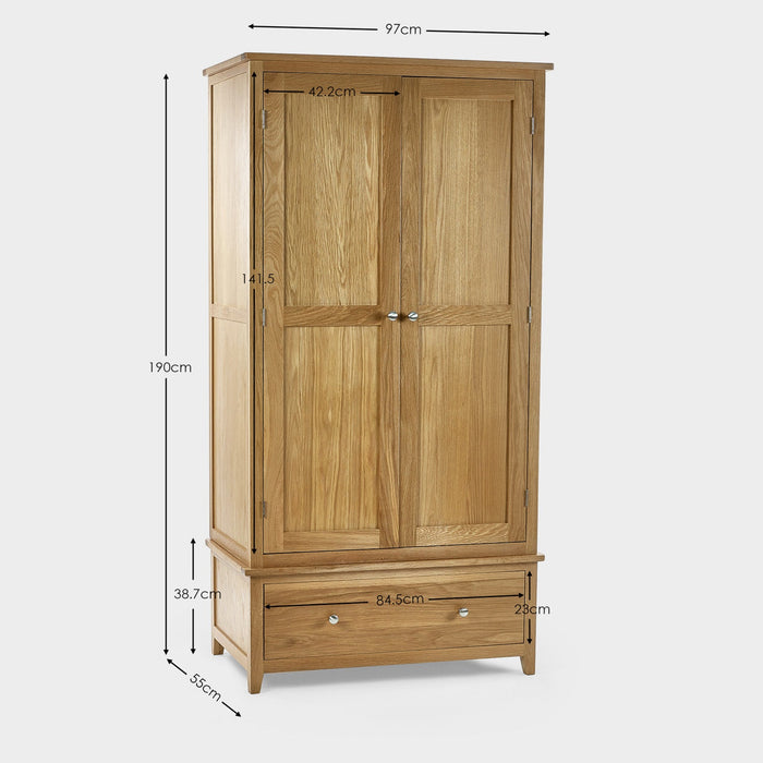 Maeve Combination Wardrobe Oak