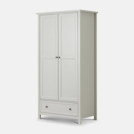Marisol 2 Door Combination Wardrobe Dove Grey