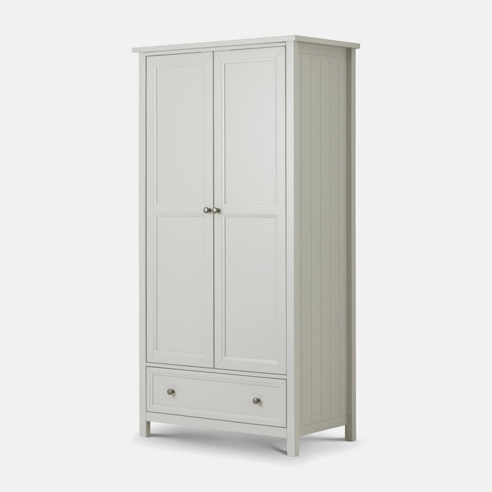 Marisol 2 Door Combination Wardrobe Dove Grey