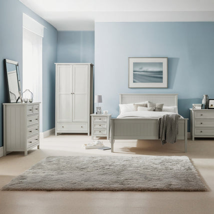 Marisol 2 Door Combination Wardrobe Dove Grey