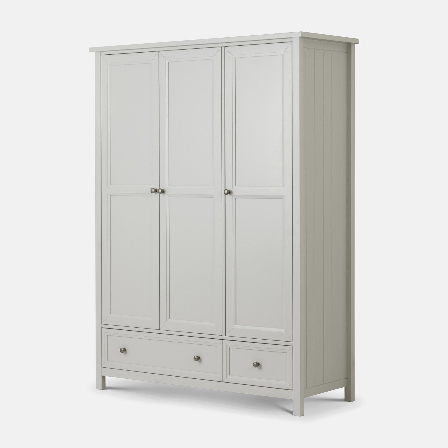 Marisol 3 Door Combination Wardrobe Dove Grey