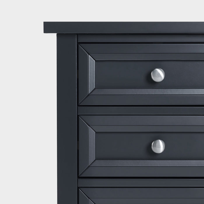 Marisol 3 Drawer Bedside Anthracite