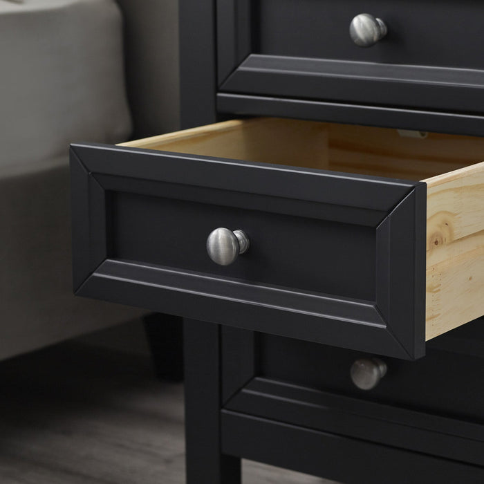 Marisol 3 Drawer Bedside Anthracite