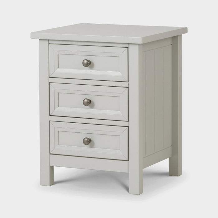 Marisol 3 Drawer Bedside Dove Grey