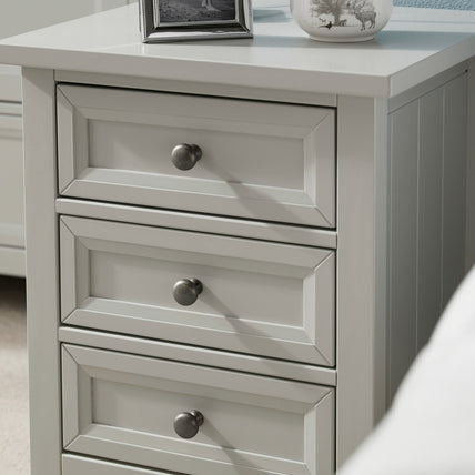 Marisol 3 Drawer Bedside Dove Grey