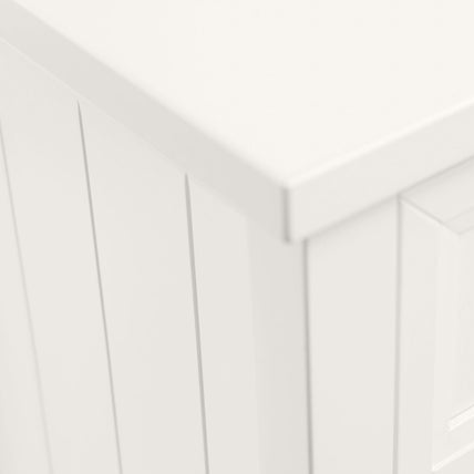 Marisol 3 Drawer Bedside Surf White