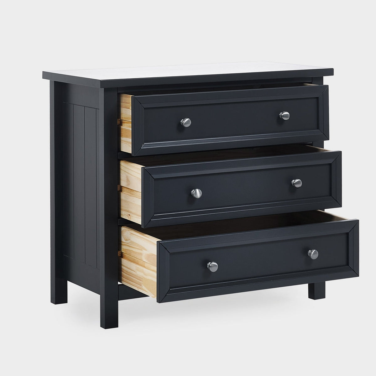 Marisol 3 Drawer Wide Chest Anthracite