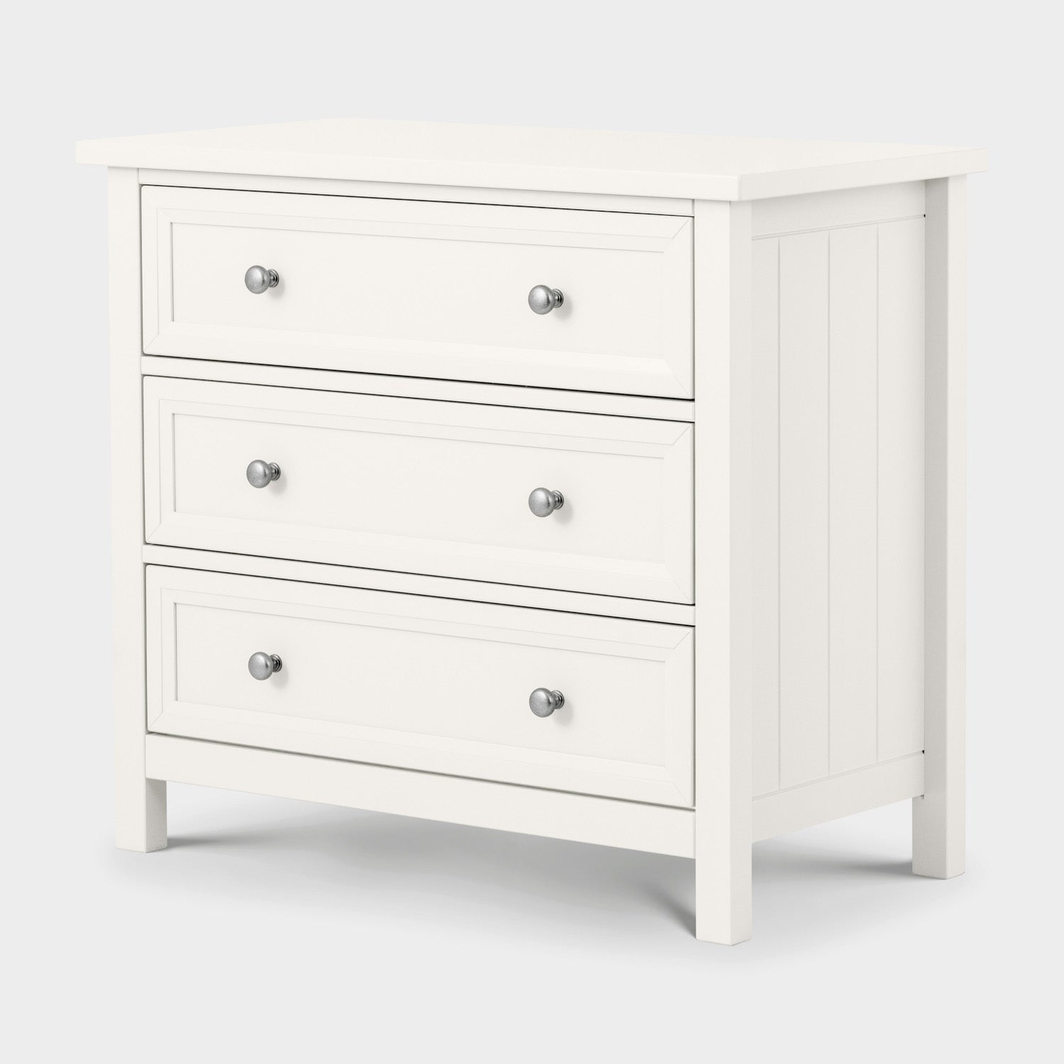 Marisol 3 Drawer Wide Chest Surf White