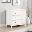 Marisol 3 Drawer Wide Chest Surf White
