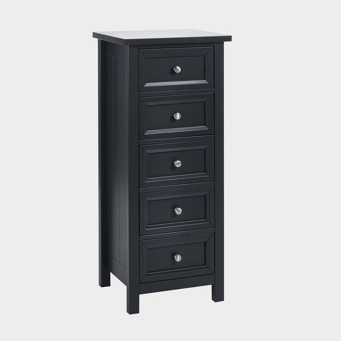 Marisol 5 Drawer Tall Chest Anthracite