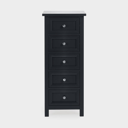 Marisol 5 Drawer Tall Chest Anthracite