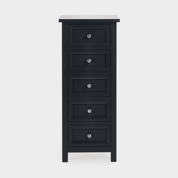 Marisol 5 Drawer Tall Chest Anthracite
