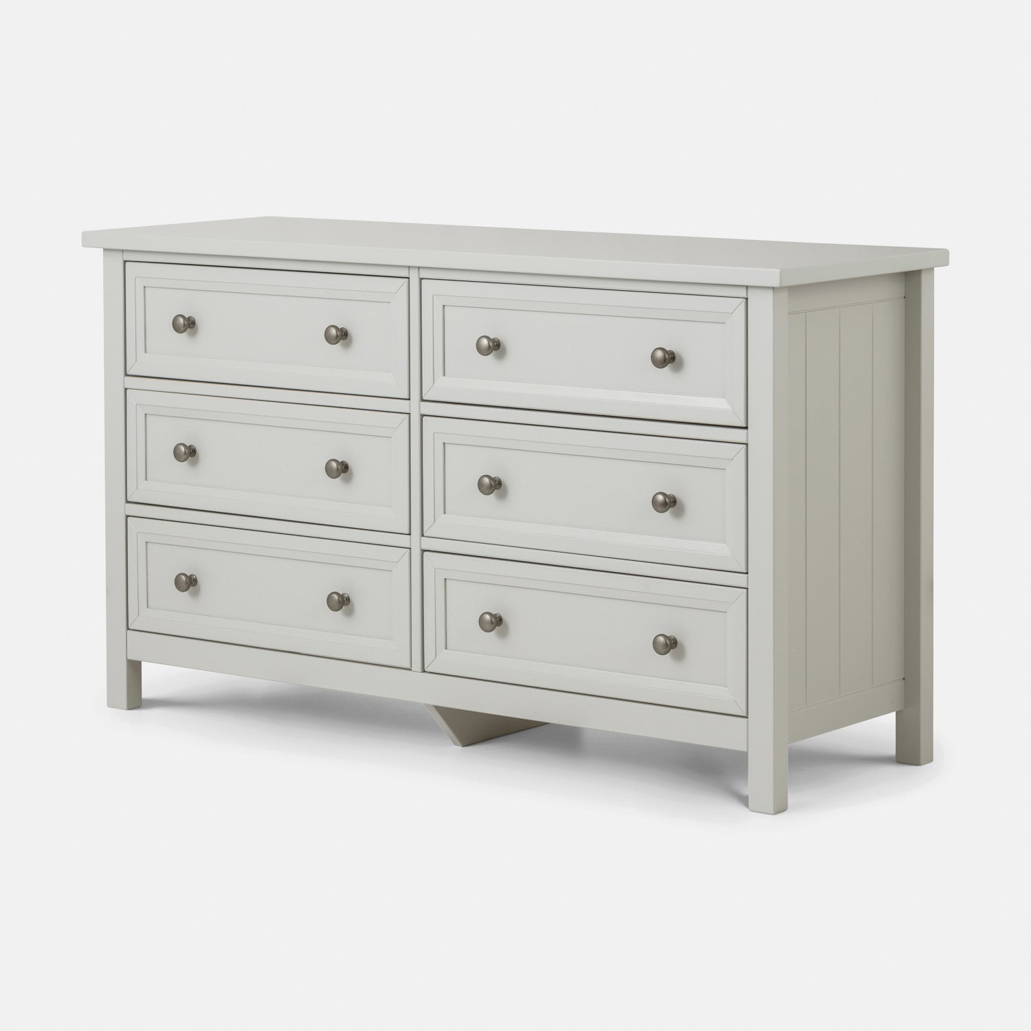 Marisol 6 Drawer Wide Chest Dove Grey