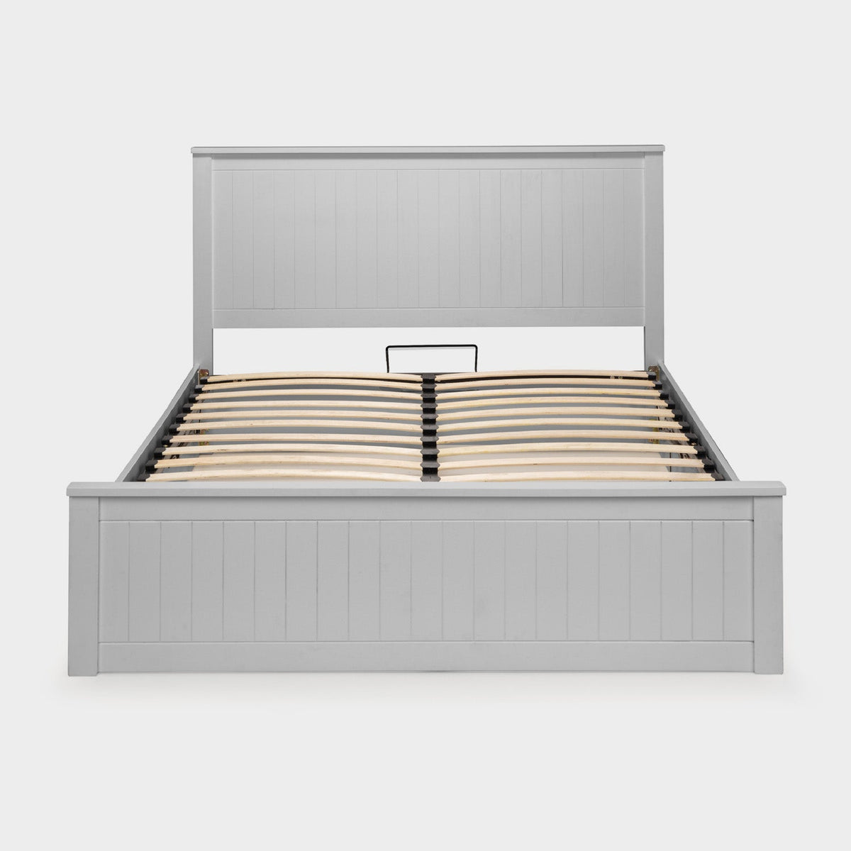 Marisol Bed Frame Double Dove Grey Ottoman Storage