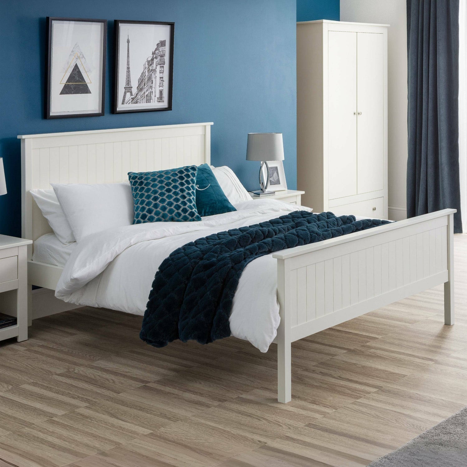 Marisol Bed Frame Double Surf White