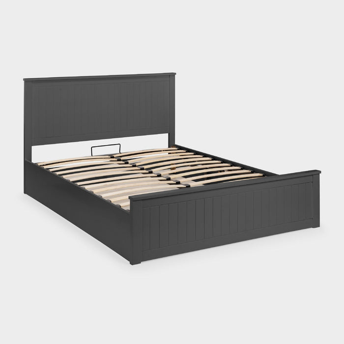 Marisol Bed Frame Kingsize Anthracite Ottoman Storage