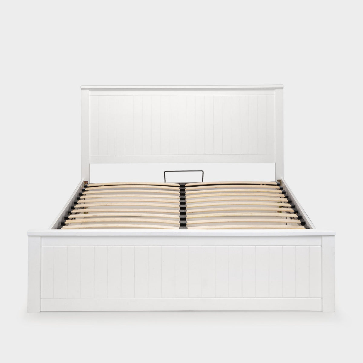 Marisol Bed Frame Kingsize Surf White Ottoman Storage