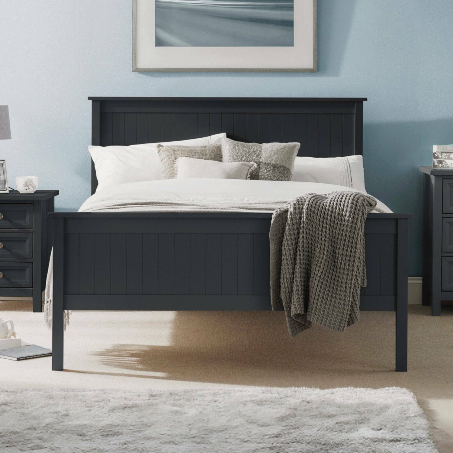 Marisol Bed Frame Single Anthracite