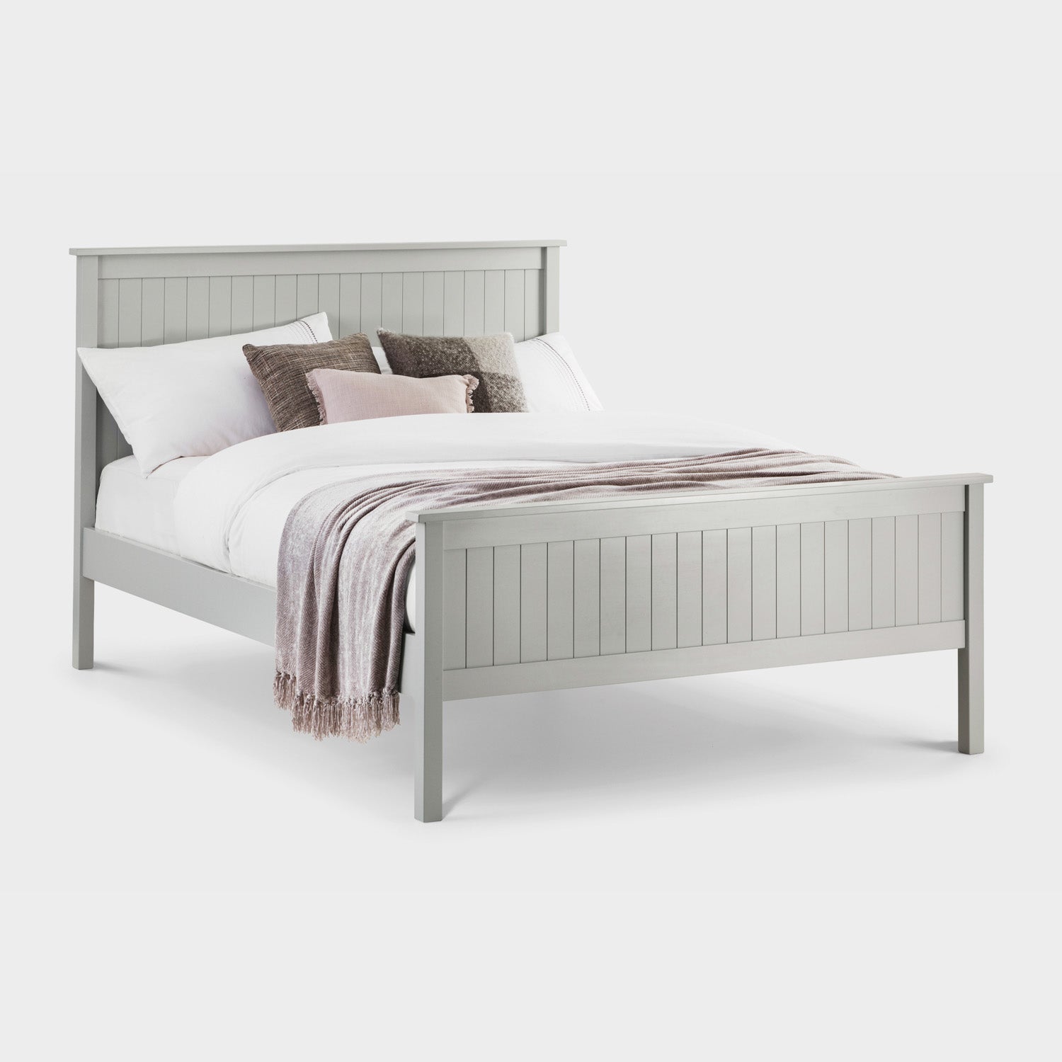 Marisol Bed Frame Single Dove Grey
