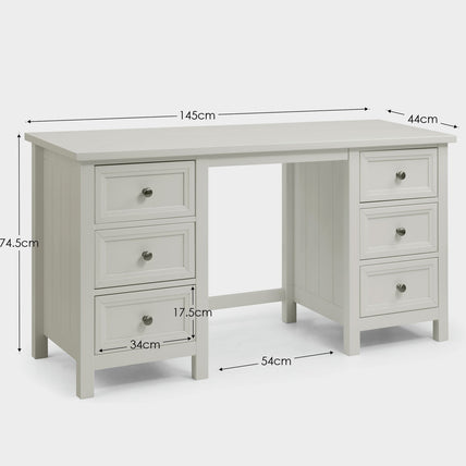 Marisol Dressing Table Dove Grey