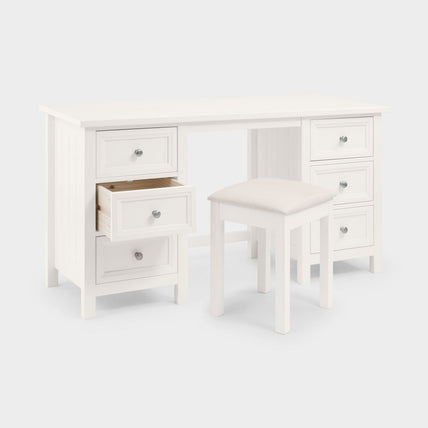 Marisol Dressing Table Surf White